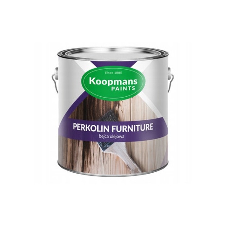 Koompans PERKOLIN BÚTOR pácoló 200ml, PF 03 DIÓ, fafelületek színezésére, gyorsan száradó, könnyen felvihető