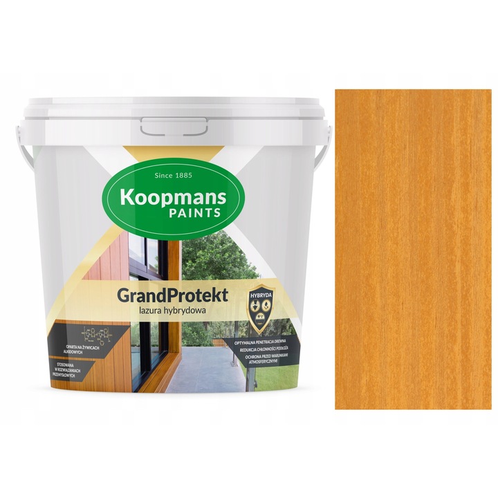 Koopmans hibrid festék fára, 10L, sivatagi homok szín, gyorsan száradó, időjárásálló