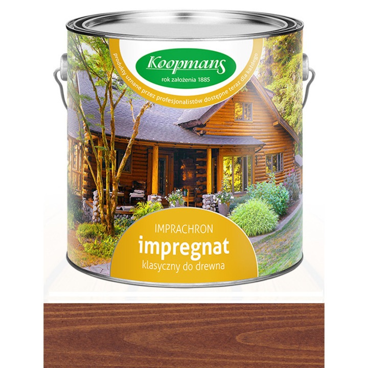 Koopmans Imprachron fa impregnáló 5L Teak natúr, 6 év védelem, könnyű felvitel