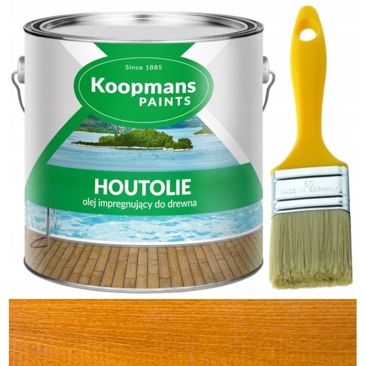 Fa impregnáló olaj, Koopmans, 5L, átlátszó, intenzív védelem, könnyű felvitel