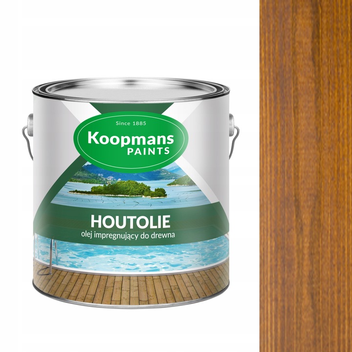 Koopmans impregnáló olaj 2,5L, argentin paliszander, könnyű felvitel, hosszan tartó védelem