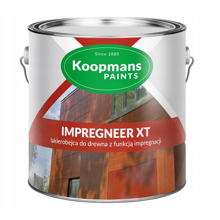 Лак за дърво Koopmans Impregneer XT 2,5L, прозрачен, с UV филтър, защита до 6 години