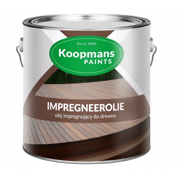 Ulei impregnator pentru lemn Koopmans 2,5L, culoare mahon, aplicare usoara, protectie de lunga durata