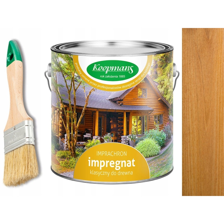 Impregnant colorat pentru lemn Koopmans Imprachron 20L, DAB portughez, rezistent la intemperii, aplicare usoara