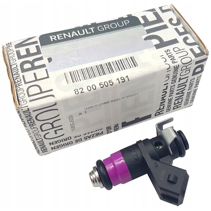 Renault üzemanyag befecskendezők, 8200505191, benzinhez, 1 db-os készlet.