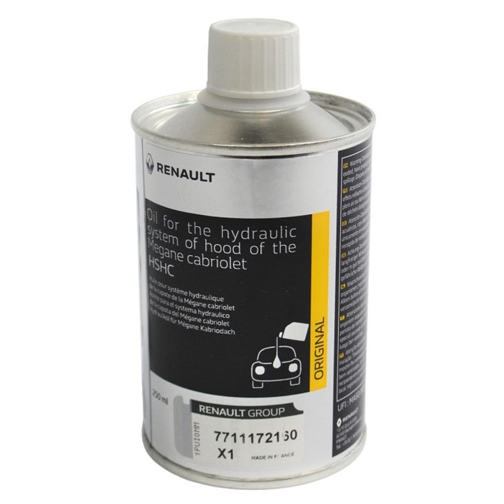 Hidraulika olaj Renault, Megane II Cabrio, lehajtható tetőhöz, 250ml