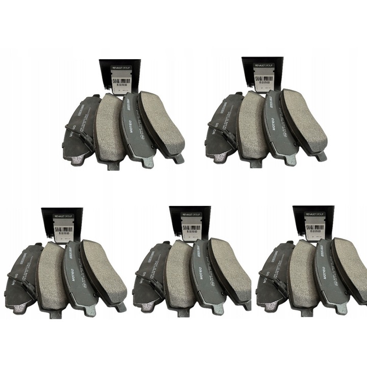 5 darab fékbetét készlet Renault Master III, Opel Movano B, Nissan NV400, 2.3 dCi, első