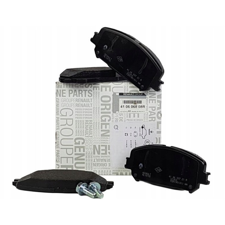 Készlet eredeti Renault fékbetétek, ESPACE V, MEGANE IV, SCENIC IV, TALISMAN modellekhez, 410606808R, első
