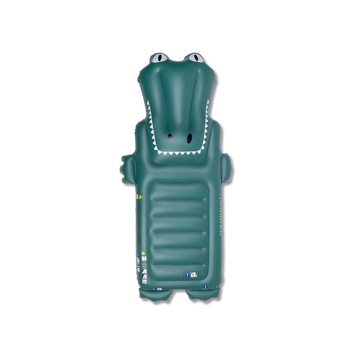 Saltea de plaja, The Swim Essentials, 177x67x19cm, 80kg, verde
