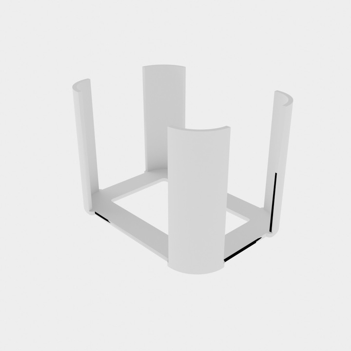 Organizer pentru capacuri Pro Parts, universal, alb, 224x164x155mm, pentru pana la 12 capacuri