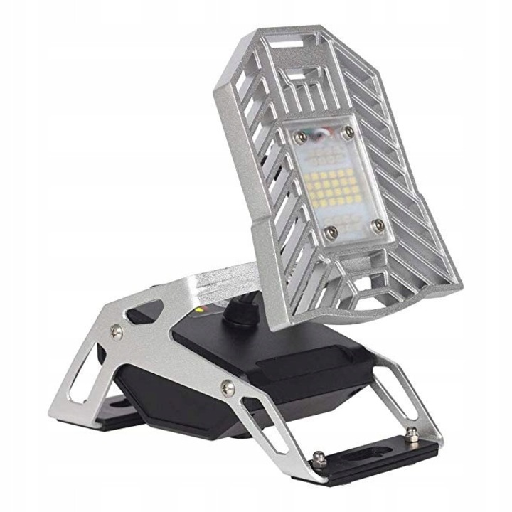 Lampa LED prietenoasa, Skori led, SPIDER TASK LIGHT, 1200lm, USB, neagra, 152x103x100mm