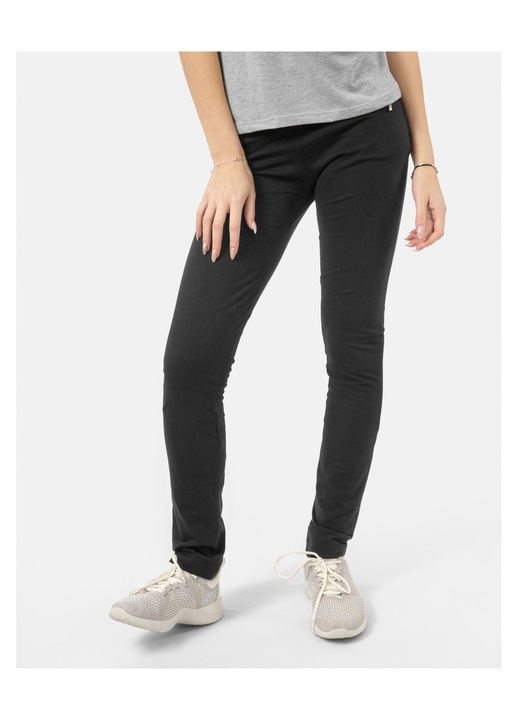 Pantaloni dama RENNOX, croiala confortabila, negru, bumbac cu elastan