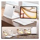Калъф с клавиатура с 7 цвята подсветка тип Magic Keyboard за iPad 10/11 поколение (A16) 2025, AZFAMZOP™, въртящ се на 360 градуса, защитно фолио за екран от закалено стъкло, държач за писалка, функция автоматично заспиване/събуждане, бял