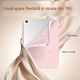 Защитен TPU калъф за iPad 10/11-то поколение (A16) 2025, AZFAMZOP™, включен протектор за екран от закалено стъкло, лек защитен калъф, розов