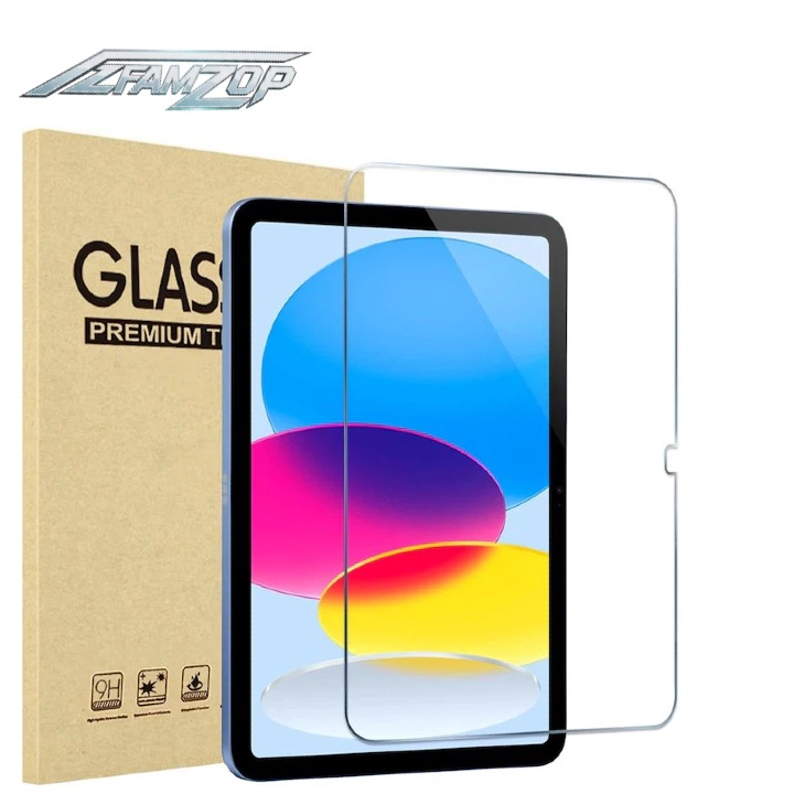 Edzett üveg képernyővédő fólia iPad Air 6 (2024) / Air 7 2025 11 inch, AZFAMZOP™, teljes lefedettség, karcolás elleni védelem