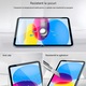 Закалено стъклено фолио за екран за iPad Air 6 (2024) / Air 7 2025 11 инча, AZFAMZOP™, пълно покритие, защита против надраскване