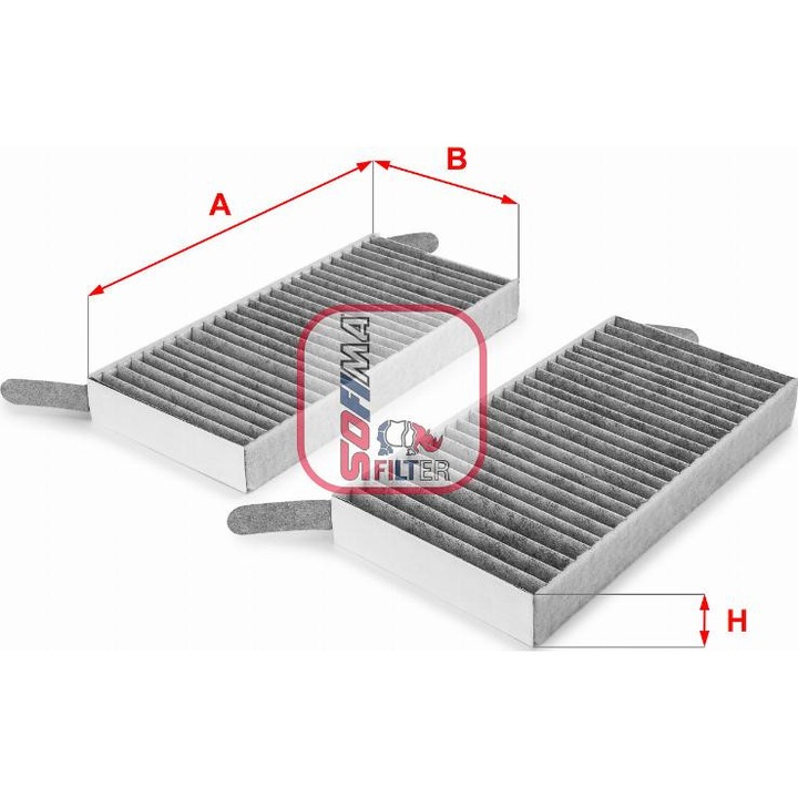 Filtru, utastér Sofima S4173CA - kompatibilis Renault
