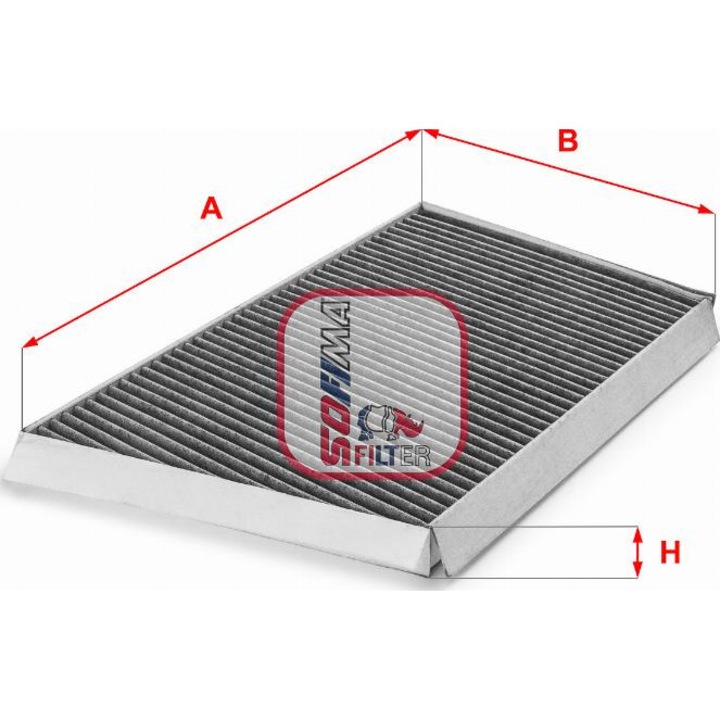 Filtru, utastér Sofima S4131CA - kompatibilis Mercedes-Benz