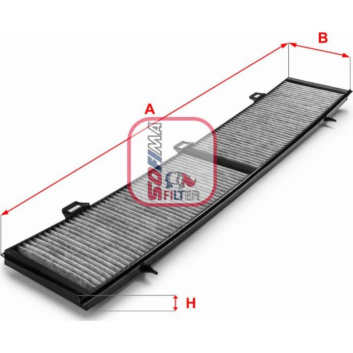 Filtru, utastér Sofima S4154CA - kompatibilis Bmw, Alpina