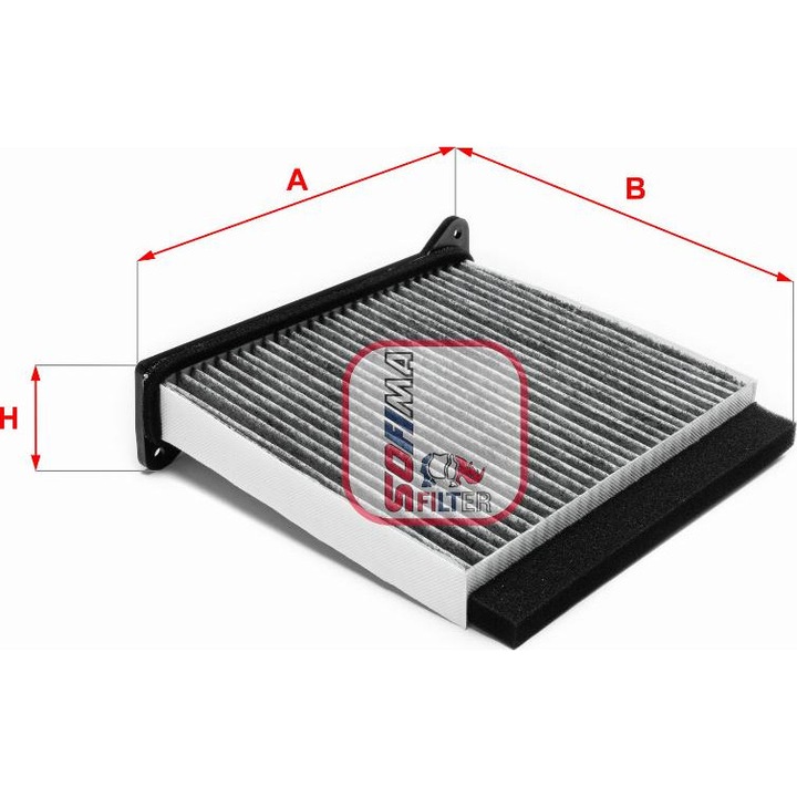 Filtru, utastér Sofima S4220CA - kompatibilis Mitsubishi