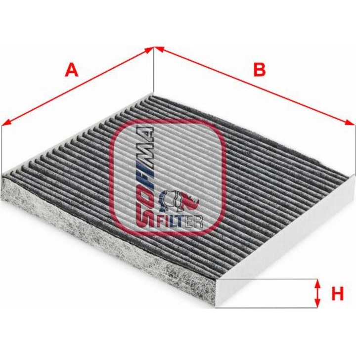 Filtru, utastér Sofima S4271CA - kompatibilis Mazda