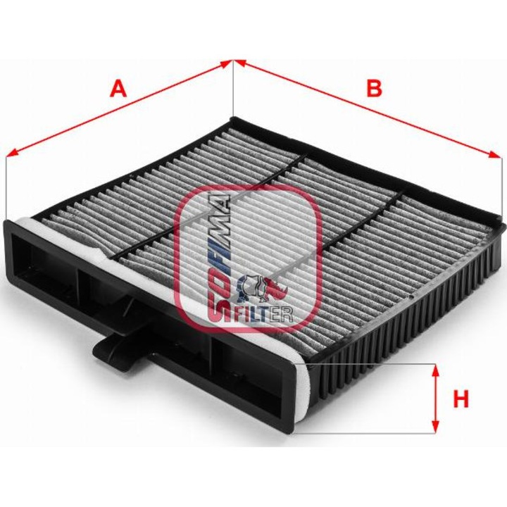 Filtru, utastér Sofima S4237CA - kompatibilis Renault