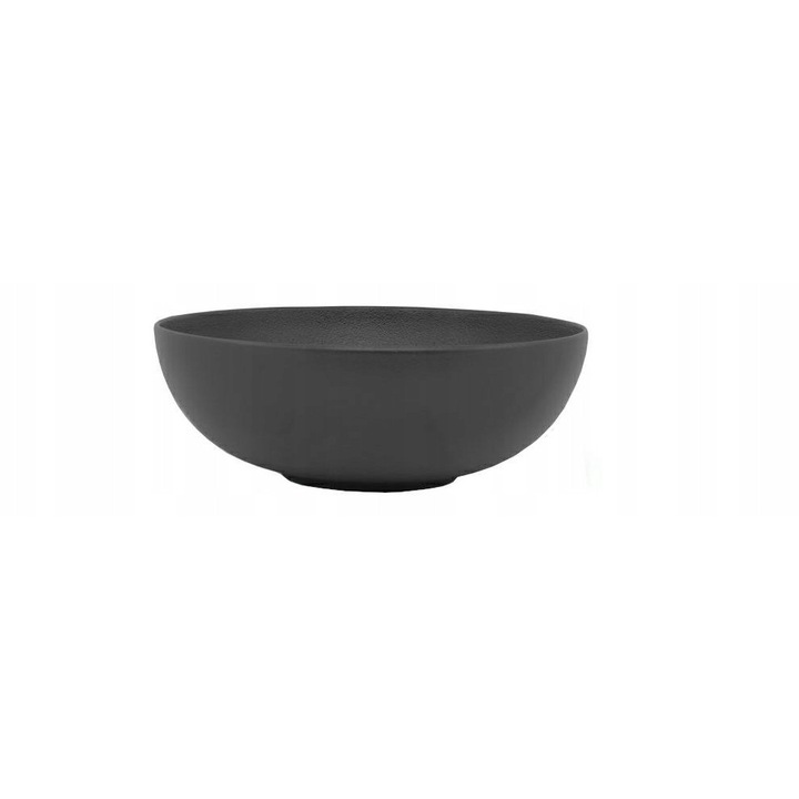 Alumina Terra fekete tál, 24 cm, fekete