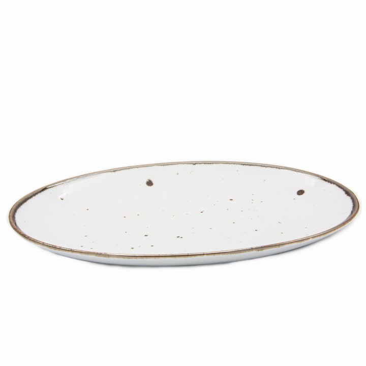Alumina Bogucice ovális tál 31x20,5cm, fehér