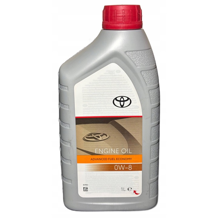 Ulei motor Toyota 0W8 AFE 1L, protectie avansata, eficienta combustibil ...