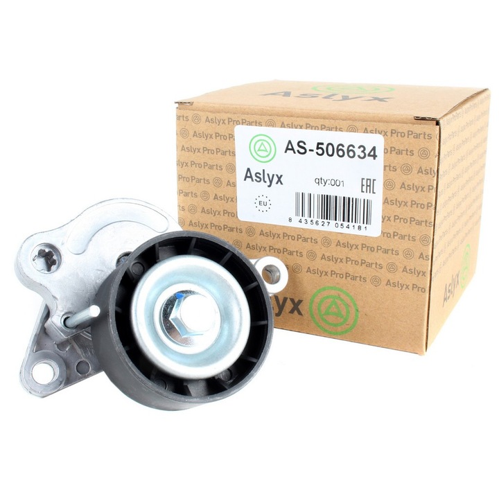 Napinator görgős szíj Aslyx Proparts, 7701476645, 7701476644, 7701478495, 4431666, 93161808, Nissan Qashqai, Opel Movano B, Renault Espace IV, Megane, Scenic, Laguna, Koleos, Trafic II, 2.0 DCI, 2.3 CDTI modellekhez