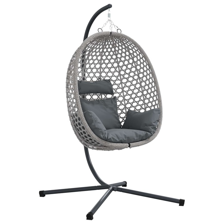 Scaun suspendat vidaXL, ou Manual Cafea 104 x 100 x 191 cm poliratan