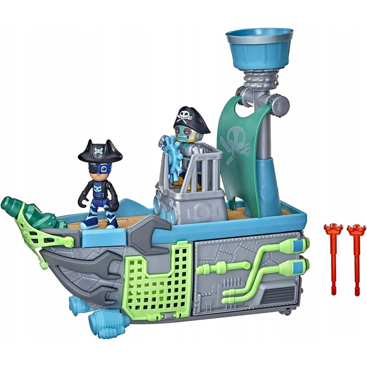 Figurine PJ Masks, nava piratilor, Dickie toys