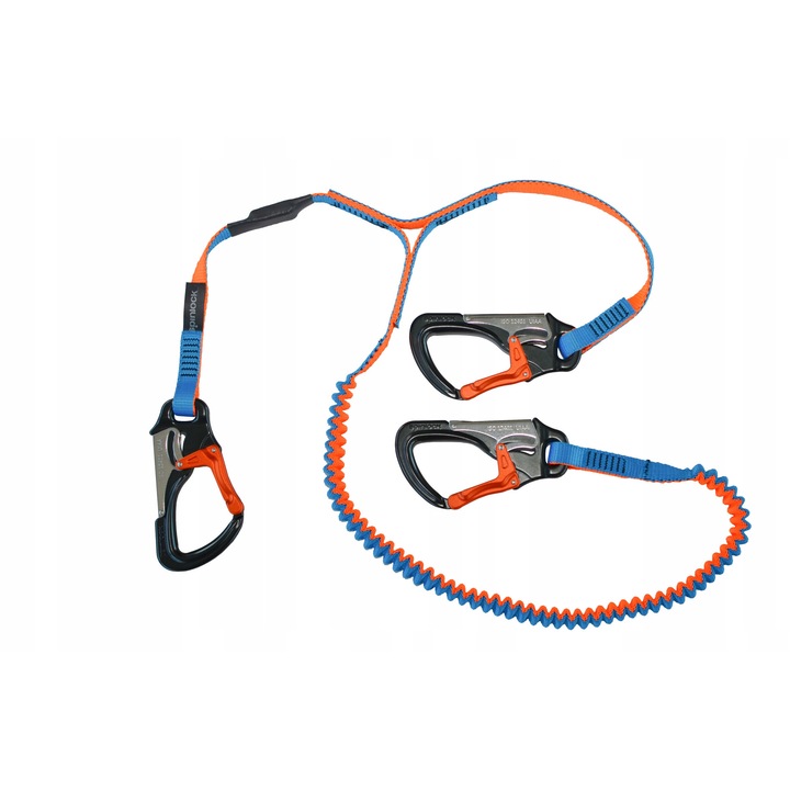 Spinlock DW-STR/03/C biztonsági heveder, 3 karabiner, 16mm, 300cm