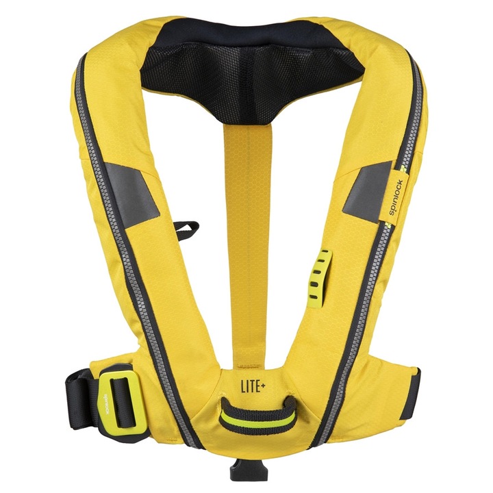 Spinlock Deckvest Lite+ automata felfújódó mentőmellény, 170N, sárga, 50-150 kg testsúlyhoz