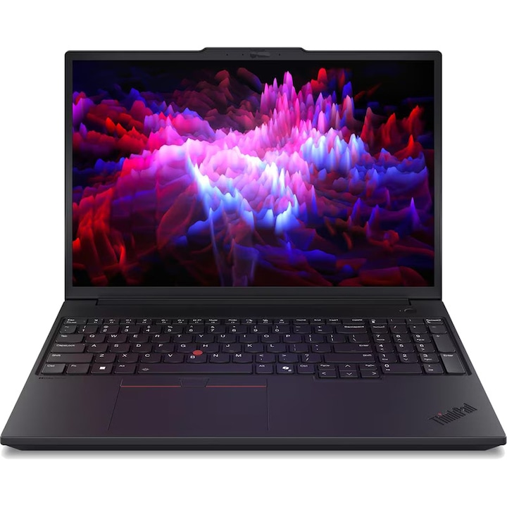 Laptop Lenovo ThinkPad P16v Gen 3 Procesor Intel Core Ultra 9 285H 24M Cache, up to 5.40 GHz 16" WUXGA, 64GB DDR5, 1TB SSD, NVIDIA RTX 2000 Blackwell @8GB, Win 11 Pro, Negru