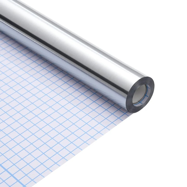 Folie statica pentru vidaXL, ferestre Transparent 90 x 2000 cm PVC
