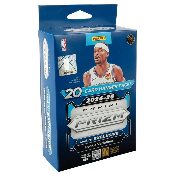 2024/25 Panini Prizm Basketball Hanger Doboz (20db Kosaras Kártya, benne 3db Gold vagy White Prizm Kártya)