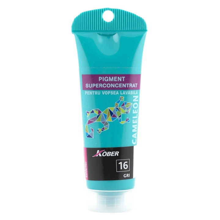 Festék szuperkoncentrátum, mosható festékekhez, KOBER, szürke, 30ML / SCP16-F30ML