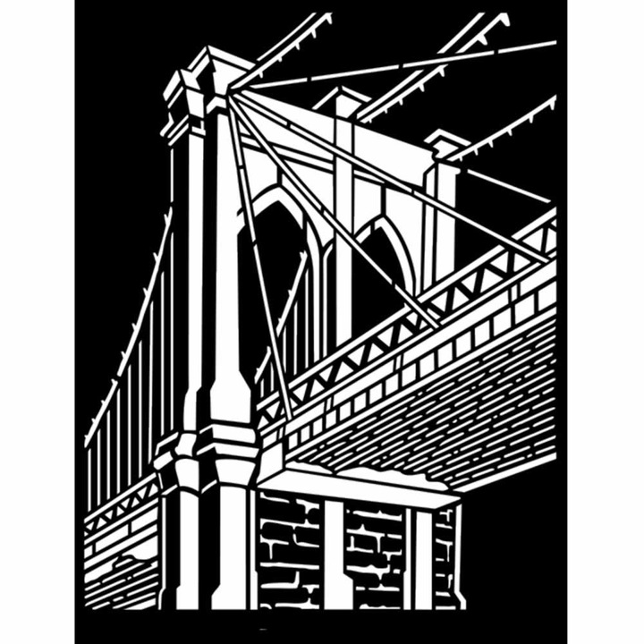 Дебел шаблон см 20X25 - Sir Vagabond Aviator Brooklyn Bridge