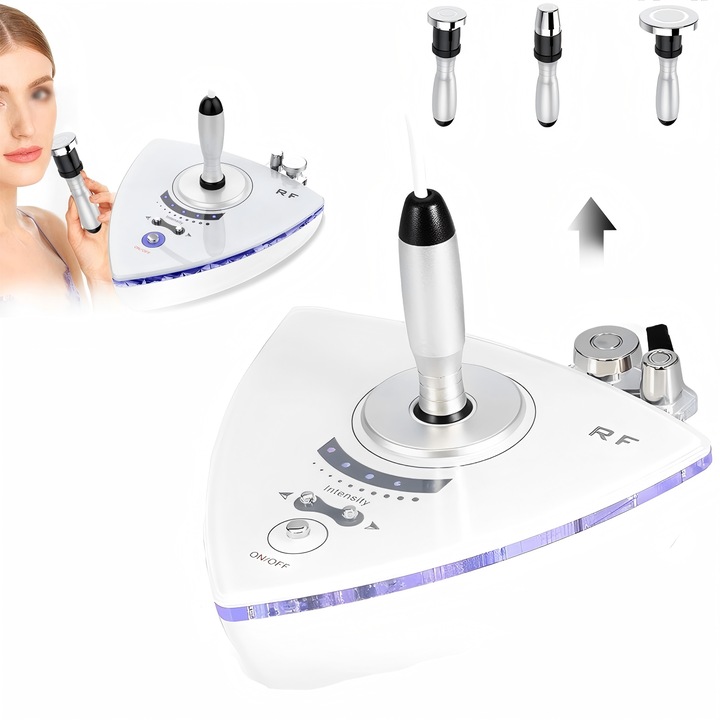 Aparat Anticelulitic cu Ultrasunete 3in1 Pentru Remodelare a Corpului, Wulnar, Lifting Intens, Radiofrecventa RF, Cavitare in Vid, Indepartarea Celulitei si Tonifiere, Efect Anti Imbatranire, Anti Rid, Multifunctional