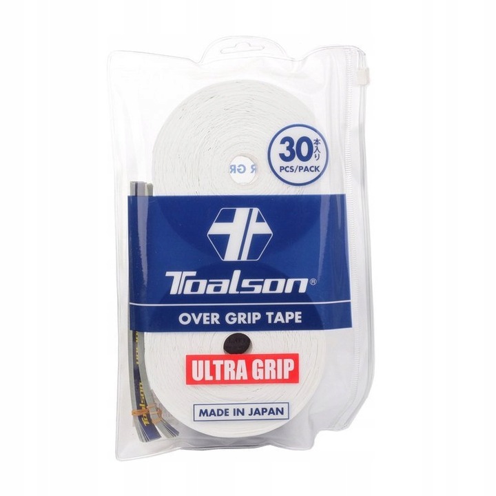 Gripuri Toalson Ultra Grip, set 30 buc, 0,5mm, alb, 120x27mm