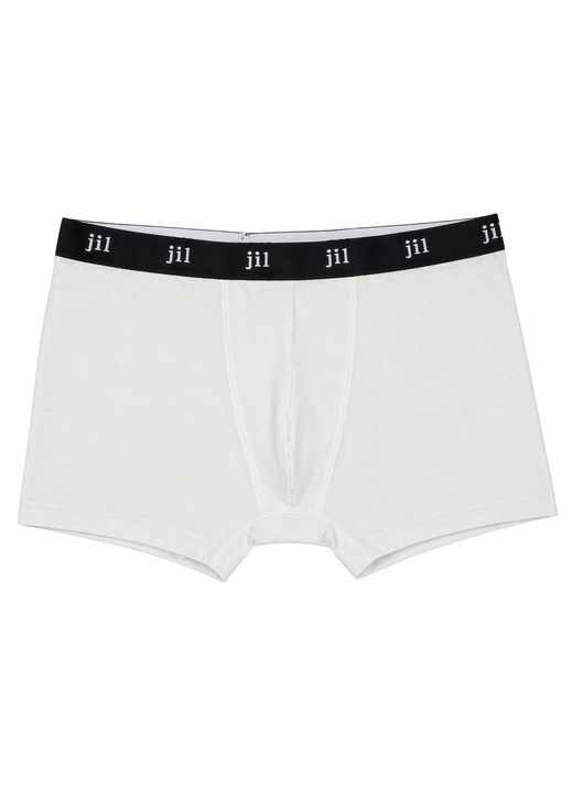 Boxeri barbati JIL, Bumbac, confortabili, Alb, XL