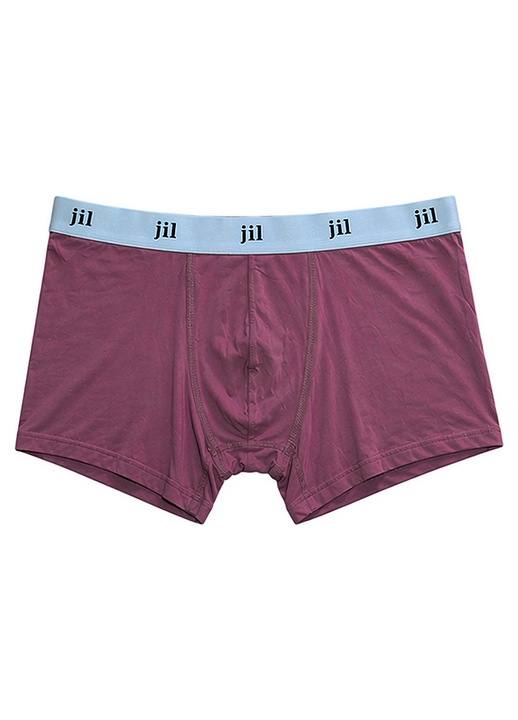 Boxeri barbati JIL, Bumbac, confortabili, Visiniu, L