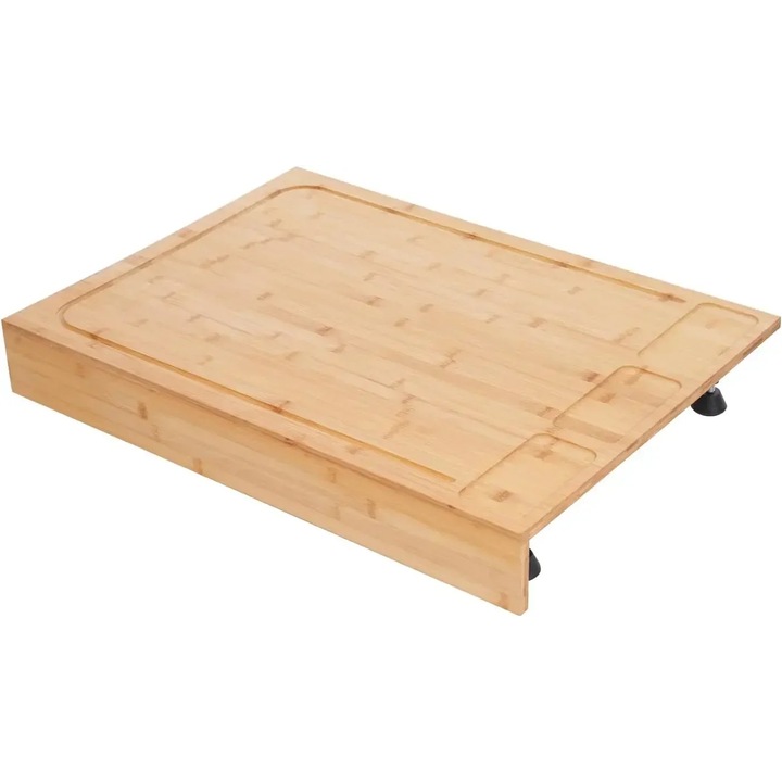 Protectie din bambus pentru blat, Capac aragaz si tocator, 75×54×10 cm, Rezistent la caldura, Antiderapant, Dreptunghiular, Mov