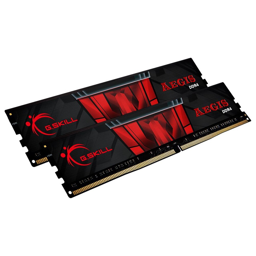 G.SKILL Aegis DDR4-3200 8G×2 XMP2.0対応 Memorie RAM G.Skill Aegis, 16 GB (2 x 8 GB), DDR4, 3200 MHz, DIMM