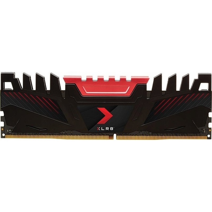 PNY Technologies RAM memória, 16 GB, DDR4, 3200 MHz, DIMM, 1.35 V, 16 CL, Fekete