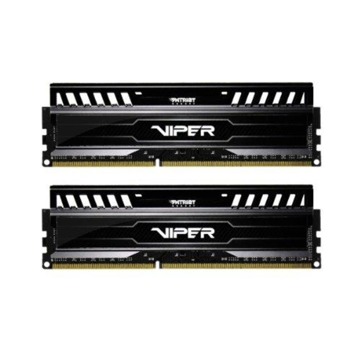 Memorie RAM Patriot Memory, 16 GB (2 x 8 GB), DDR3, 1866 MHz, DIMM, 1.5 V, Black