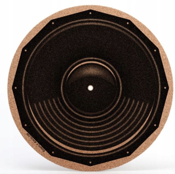 Mata para gramofon Simply Analog, 295mm, 3mm, zajcsökkentés, minden gramofonhoz