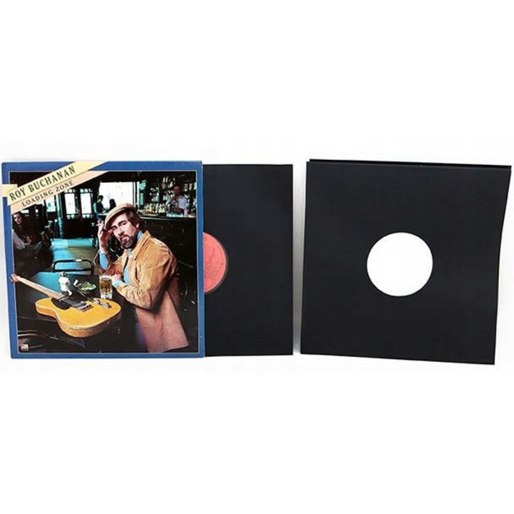 25 db fekete LP 12" vinil papírtok készlet, Simply Analog, 305x309mm, fekete