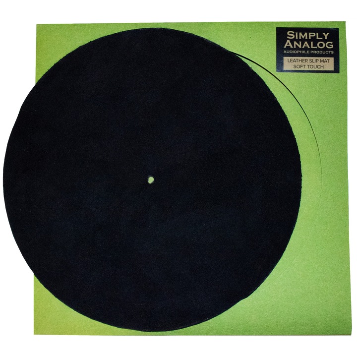 Covorase auto Simply Analog, Simply Analog Leather Mat, culoare neagra, dimensiuni 60x40cm